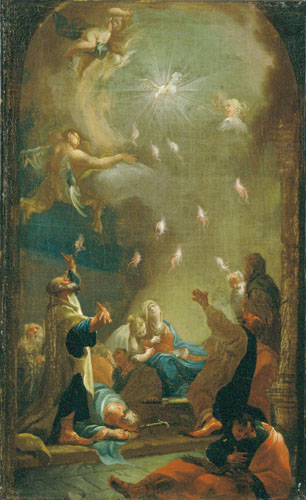 Mildorfer, Joseph Ignaz: A Szentlélek eljövetele 1750-es évek 